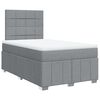 vidaXL Boxspring posteľ s matracom bledosiv&aacute; 120x190 cm l&aacute;tka