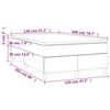 vidaXL Boxspring posteľ s matracom sivohned&yacute; 120x200 cm l&aacute;tka