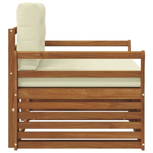 vidaXL Z&aacute;hradn&aacute; s&uacute;prava gaučov Mas&iacute;vne ak&aacute;ciov&eacute; drevo a polyester