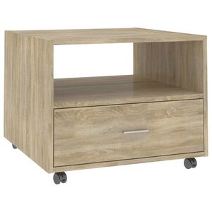 vidaXL Konferenčn&yacute; stol&iacute;k dub sonoma 55x55x40 cm kompozitn&eacute; drevo