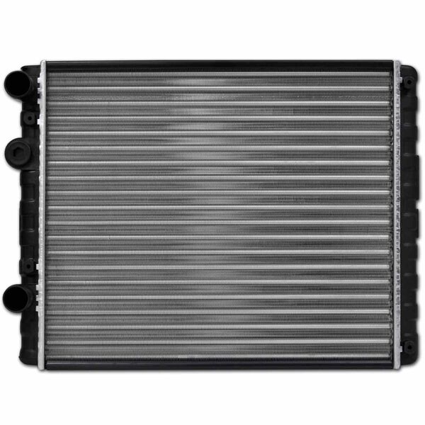 vidaXL Chladič vody Čierna Kov