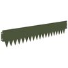vidaXL Obrubn&iacute;k tr&aacute;vnika 20 pcs 103 x 20 cm kov Olivovo zelen&aacute;