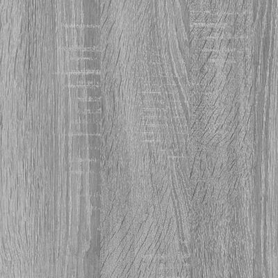 vidaXL Jedálenský stôl sivý sonoma 80x80x75 cm spracované drevo