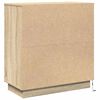 vidaXL Nočn&yacute; stol&iacute;k Sonoma dub 71 x 34,5 x 75 cm Kompozitn&eacute; drevo