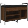 vidaXL Lavička na top&aacute;nky hned&yacute; dub 85,5x32x57,5 cm kompozitn&eacute; drevo