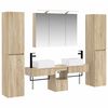 vidaXL Sada k&uacute;peľňov&eacute;ho n&aacute;bytku 6 pcs Dub sonoma