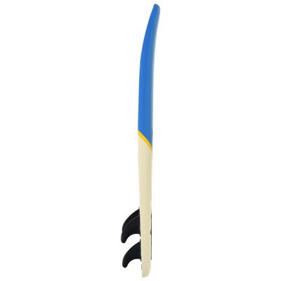 vidaXL Surfová doska 170 cm modrá a krémová