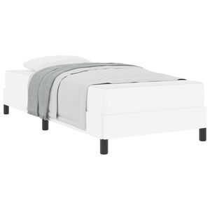 vidaXL R&aacute;m postele s matracmi Čist&aacute; biela 80 x 200 cm l&aacute;tka