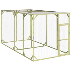 vidaXL Kurn&iacute;k 200x400x200 cm impregnovan&aacute; mas&iacute;vna borovica