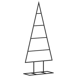 vidaXL Kovov&yacute; vianočn&yacute; dekorat&iacute;vny stromček čierny 60 cm