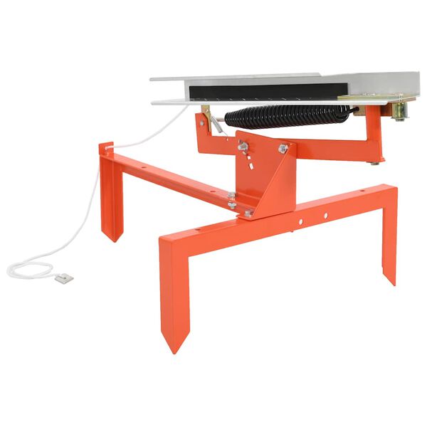 vidaXL Vrhač hlinených terčov z ocele