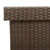 vidaXL Z&aacute;hradn&yacute; &uacute;ložn&yacute; box s kolieskami Hned&yacute; 160x55x75 cm Poly Rattan