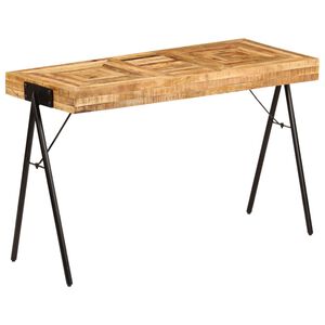 vidaXL P&iacute;sac&iacute; st&ocirc;l 118x50x75 cm mas&iacute;vne mangovn&iacute;kov&eacute; drevo