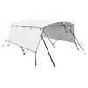 vidaXL Strie&scaron;ka Bimini s 3 obl&uacute;kmi a stenami 243x(170-182)x137 cm