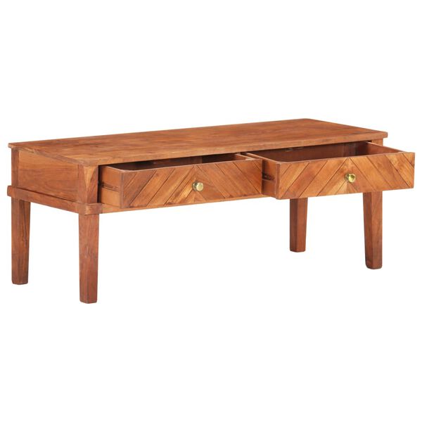 vidaXL TV skrinka 110x40x41 cm masívne akáciové drevo