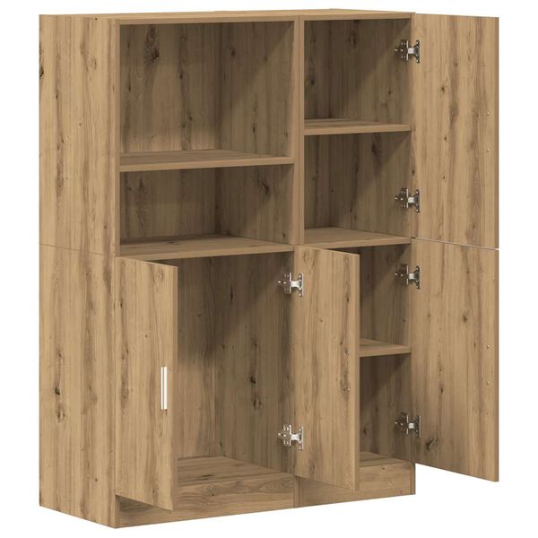 VidaXL 2-dielna súprava kuchynských skriniek Artisan Oak