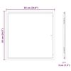 vidaXL Access Panel Biela 63 x 33 x 3 cm Oceľ