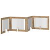 vidaXL Skladacia psia br&aacute;na so stojanmi 4 pcs Dub artisan 401 cm