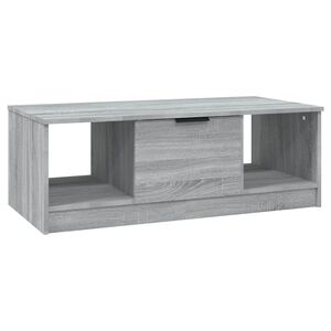 vidaXL Konferenčn&yacute; stol&iacute;k siv&yacute; dub sonoma 102x50x36cm kompozitn&eacute; drevo