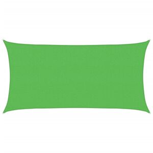 vidaXL Tieniaca plachta 160 g/m&sup2; obdĺžnik svetlozelen&aacute; 2x3,5 m HDPE