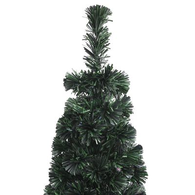 vidaXL Úzky umelý vianočný stromček+stojan 180 cm, optické vlákno
