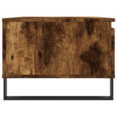 vidaXL Konferenčný stolík dymový dub 90x50x36,5 cm spracované drevo