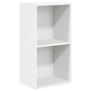 VidaXL Knižnica Biela 40x30x76,5 cm Kon&scaron;trukcia dreva