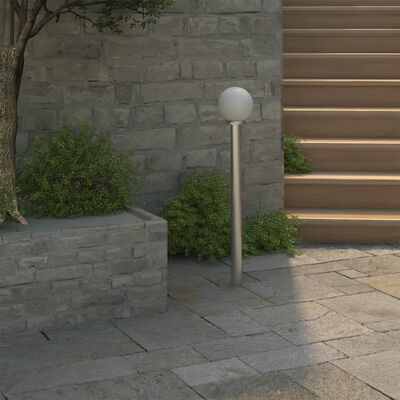 vidaXL Záhradné svietidlo so stĺpikom, 1 lampa 110 cm