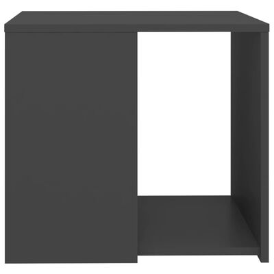 vidaXL Príručný stolík sivý 50x50x45 cm drevotrieska