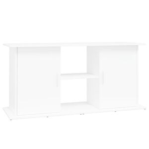 vidaXL Stojan na akv&aacute;rium biely 121x41x58 cm kompozitn&eacute; drevo