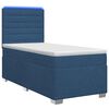 vidaXL Posteľ boxspring s matracom Modr&aacute; 80 x 200 cm L&aacute;tka
