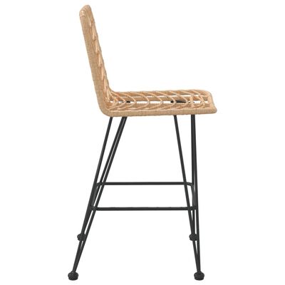 vidaXL Barové stoličky 2 ks 45x56x103,5 cm PE ratan a oceľ