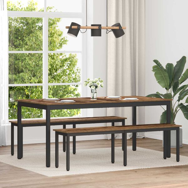 vidaXL lavička Star&eacute; drevo 160 x 35 x 45 cm Kompozitn&eacute; drevo