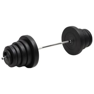 vidaXL Obojručn&aacute; činka so z&aacute;važiami 60 kg