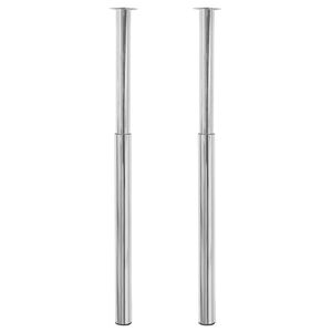 Teleskopick&eacute; stolov&eacute; nohy, pochr&oacute;movan&eacute;, 710 mm-1100 mm 2 ks