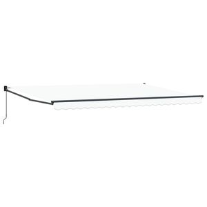 vidaXL Mark&iacute;za Biela 500 &times; 300 cm Polyester a kov