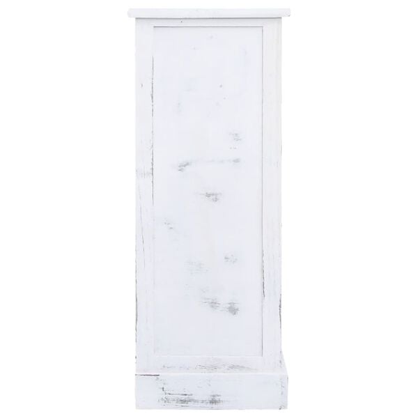 vidaXL Skrinka so zásuvkami, biela 60x30x75 cm, drevo