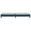 vidaXL Box Spring Posteľ bez matraca Tmavomodr&aacute; 100x220 cm Zamat