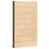 vidaXL CD skrinka hned&yacute; dub 102x23x177,5 cm spracovan&eacute; drevo