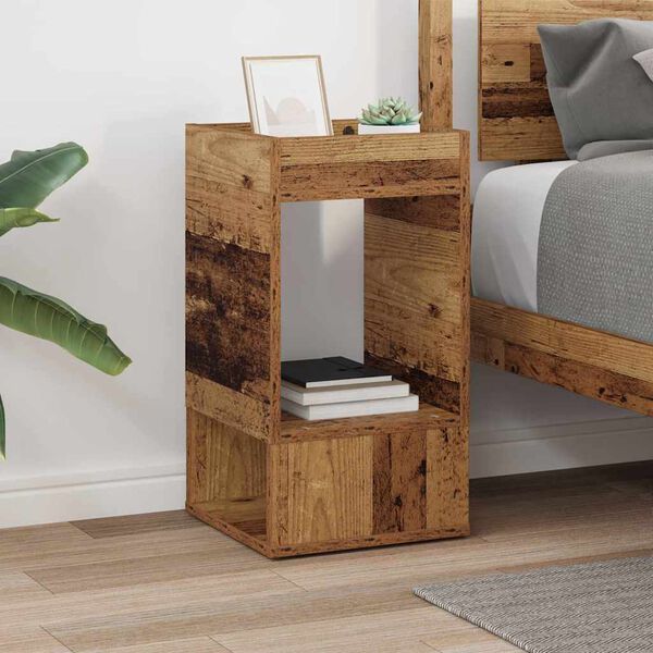 vidaXL Koncov&yacute; st&ocirc;l Star&eacute; drevo 30 x 30 x 56 cm Kompozitn&eacute; drevo