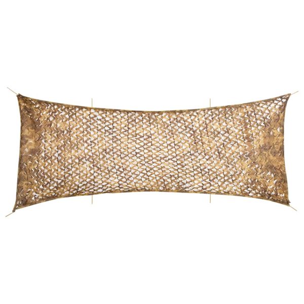 vidaXL Maskovacia sieť s &uacute;ložnou ta&scaron;kou 721x294 cm pieskov&aacute;