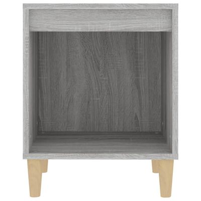 vidaXL Nočný stolík sivý sonoma 40x35x50 cm