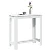 vidaXL Barov&yacute; st&ocirc;l biely 102x50x103,5 cm kompozitn&eacute; drevo