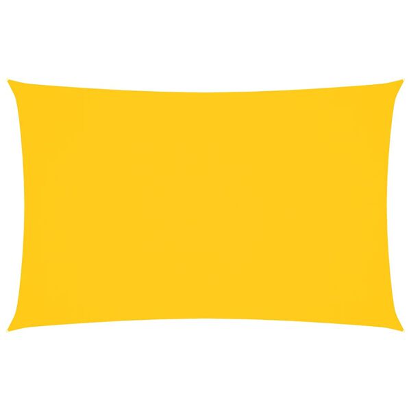 vidaXL Tieniaca plachta oxfordská látka obdĺžniková 4x7 m žltá