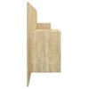 vidaXL Čelo postele so skrinkami dub sonoma spracované drevo