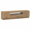vidaXL LED TV kabinet Dub artisan Kompozitn&eacute; drevo