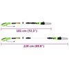 vidaXL 2v1 tyčová reťazová píla/nožnice na živý plot 25/41 cm 710/550W