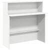 vidaXL Recepčn&yacute; pult biely 100x50x103,5 cm, umel&eacute; drevo