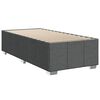 vidaXL Boxspring posteľ s matracom tmavosivá 90x190 cm látka