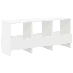 vidaXL Reg&aacute;l na časopisy Biela 102 x 30 x 45 cm